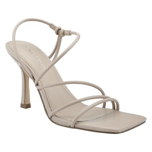 Marc Fisher Shoes - Marc Fisher Women's Light Natural Dareta Strappy High Heel Sandals Size 7.5M